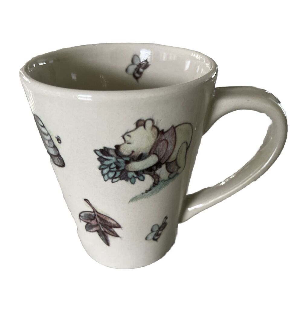 Disney Winnie the Pooh 100 Acre Woods Vintage 90’s Stoneware Coffee Tea Mug Cup